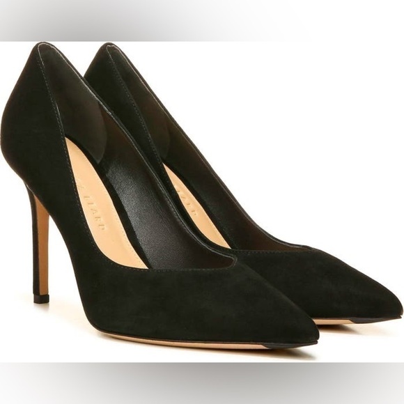 Veronica Beard Black Suede Heels